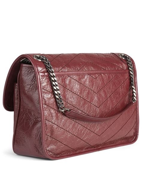 ysl niki bag red|YSL niki small shoulder bag.